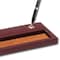 Dacasso Mocha Leather Pen Stand with Gold Accents AG-3004 - alternate 3